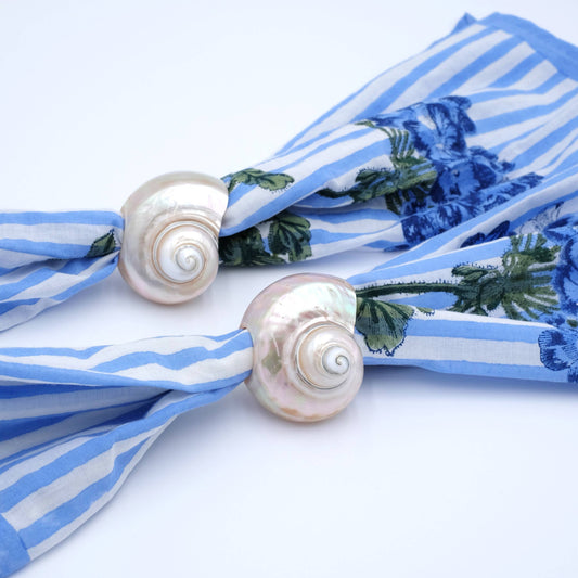 Seashell Napkin Rings, Set of 4 - Napkin Rings by Carlyle Avenue