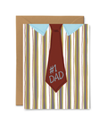 Neck Tie Dad Card - Greeting Cards by Carlyle Avenue