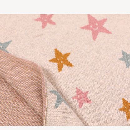 Stars Baby Jacquard Knit Blanket & Lovey Gift SET (Organic) -  by Carlyle Avenue