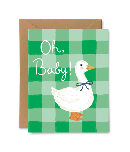 Baby Goose Card - Greeting Cards by Carlyle Avenue