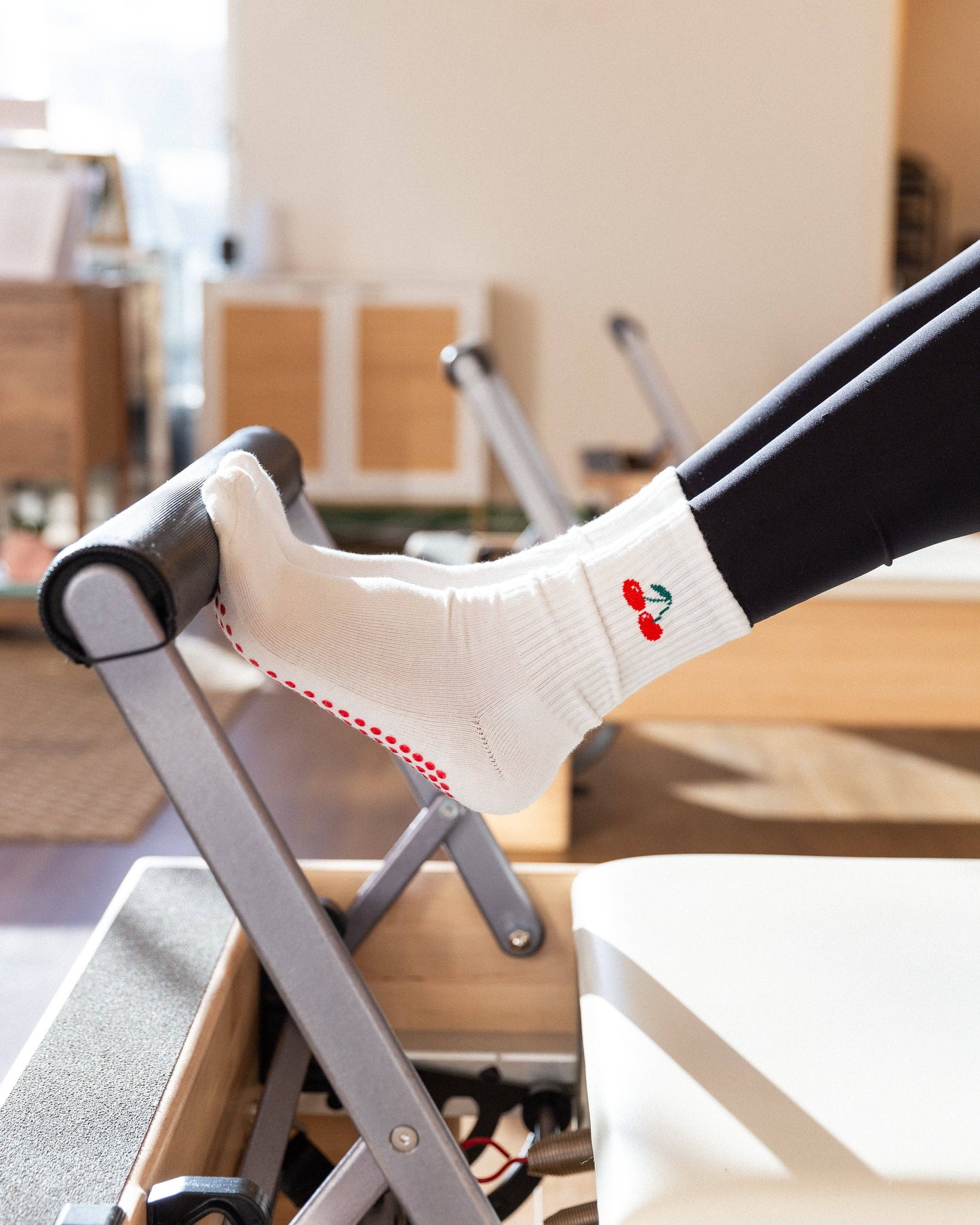 The Cherry Grip Socks -  by Carlyle Avenue