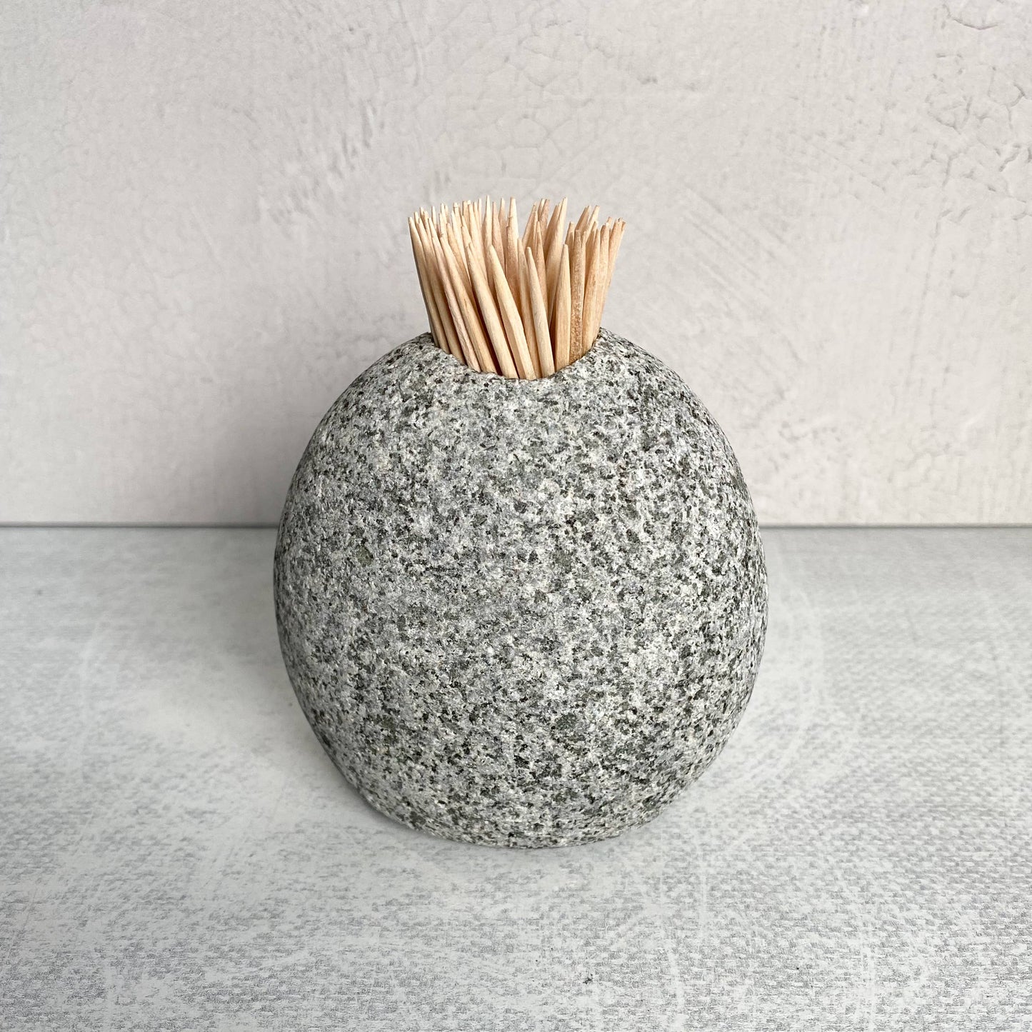 Handcrafted Stone Match Striker & Toothpick Holder