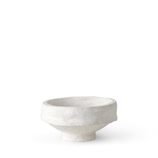 SUSTAIN Sculptural Bowl - medium, white by Nordstjerne