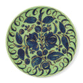 La Terrazza Ceramic Dinnerware green dinner plate featuring hand-painted floral design inspired by Amalfi Coast traditions.