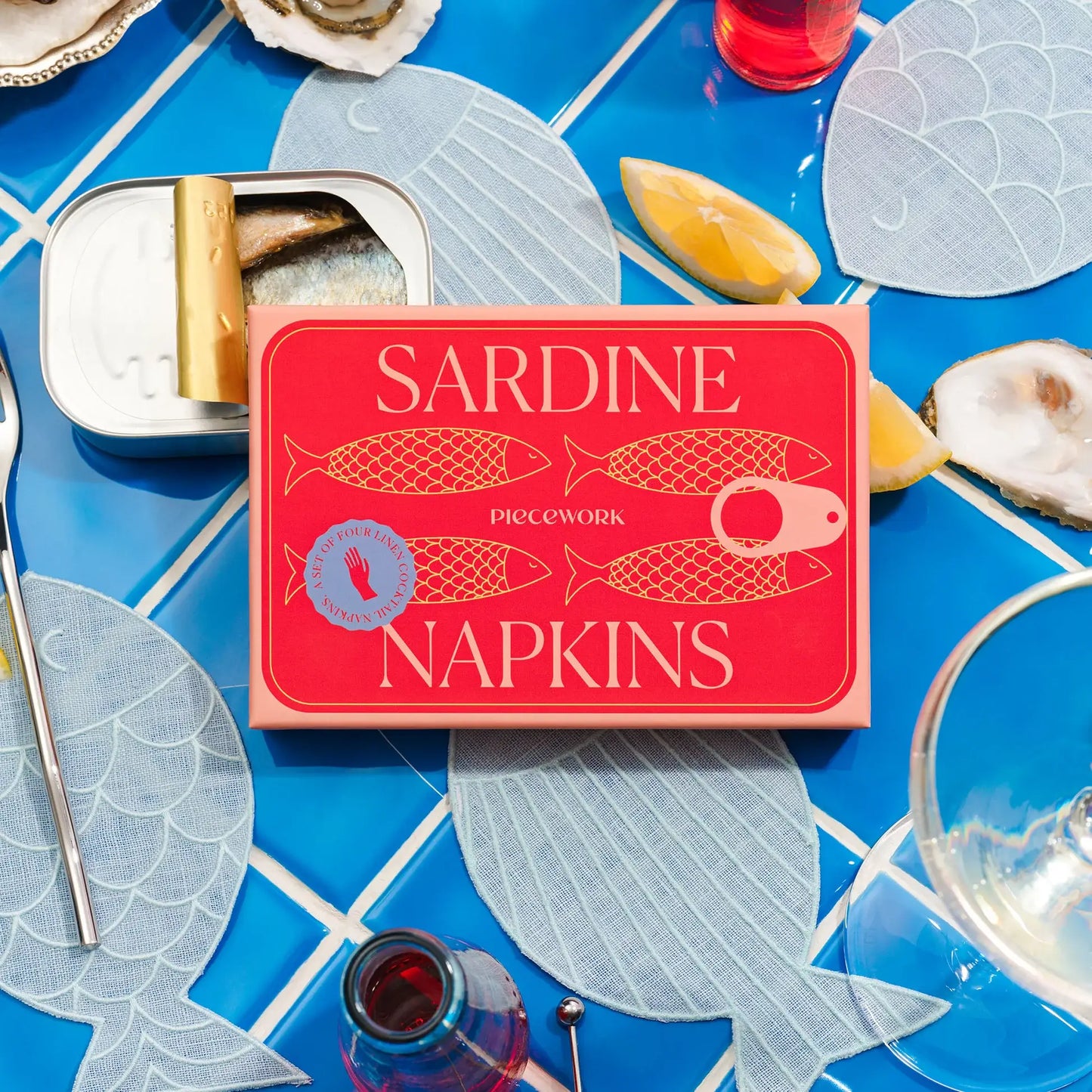 ✨NEW✨Sardine Cocktail Napkins -  by Carlyle Avenue