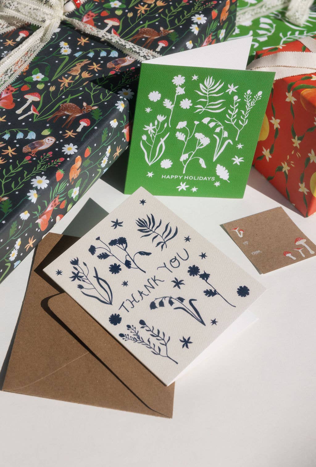 Indigo Flora Thank You Card Boxed Set