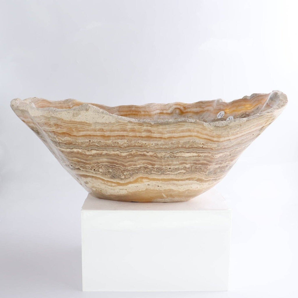 Mexican Onyx/Calcite Bowl 16"