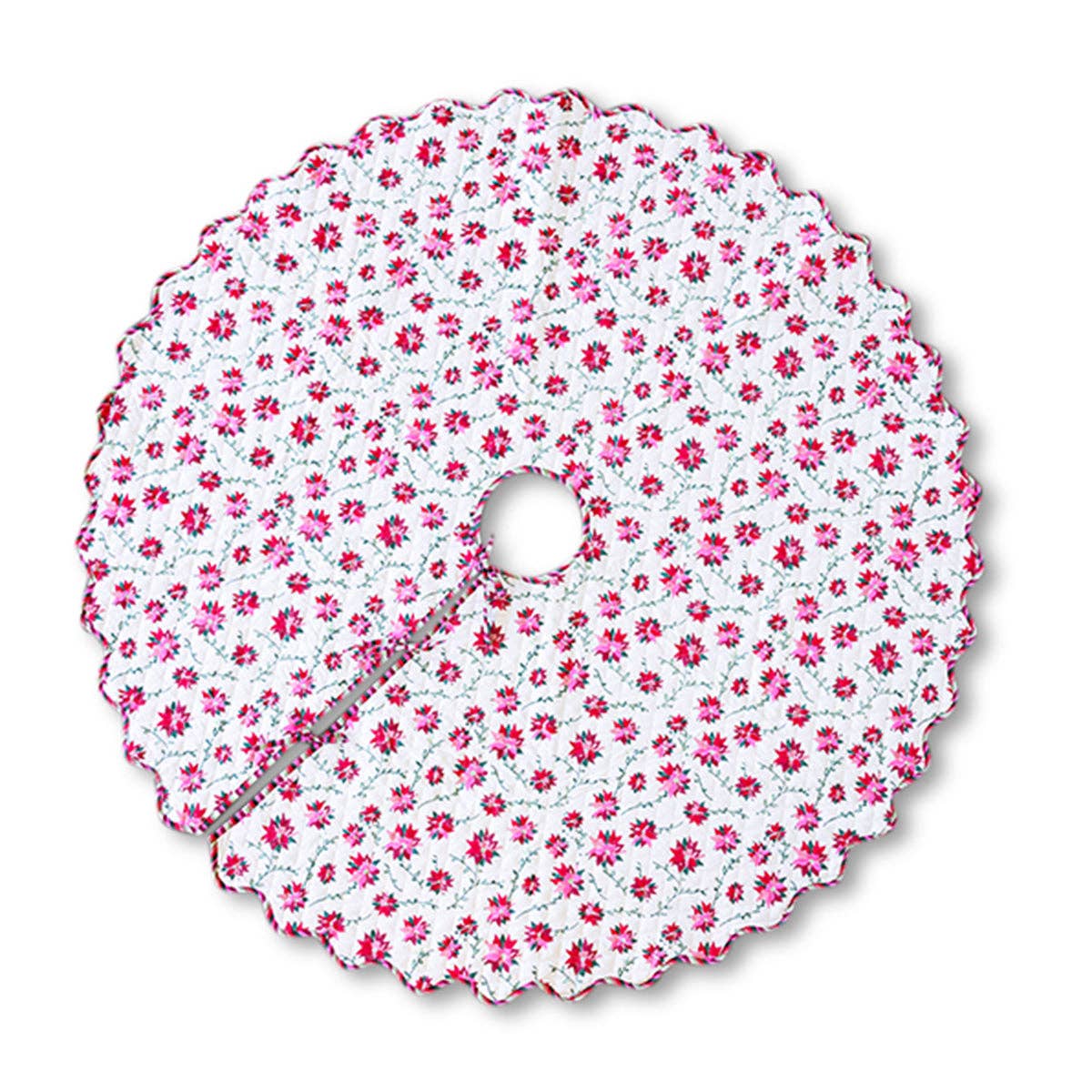 Poinsettia Tree Skirt -  by Carlyle Avenue