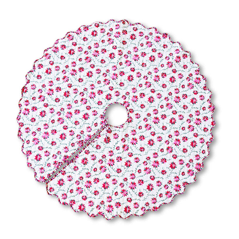 Poinsettia Tree Skirt -  by Carlyle Avenue