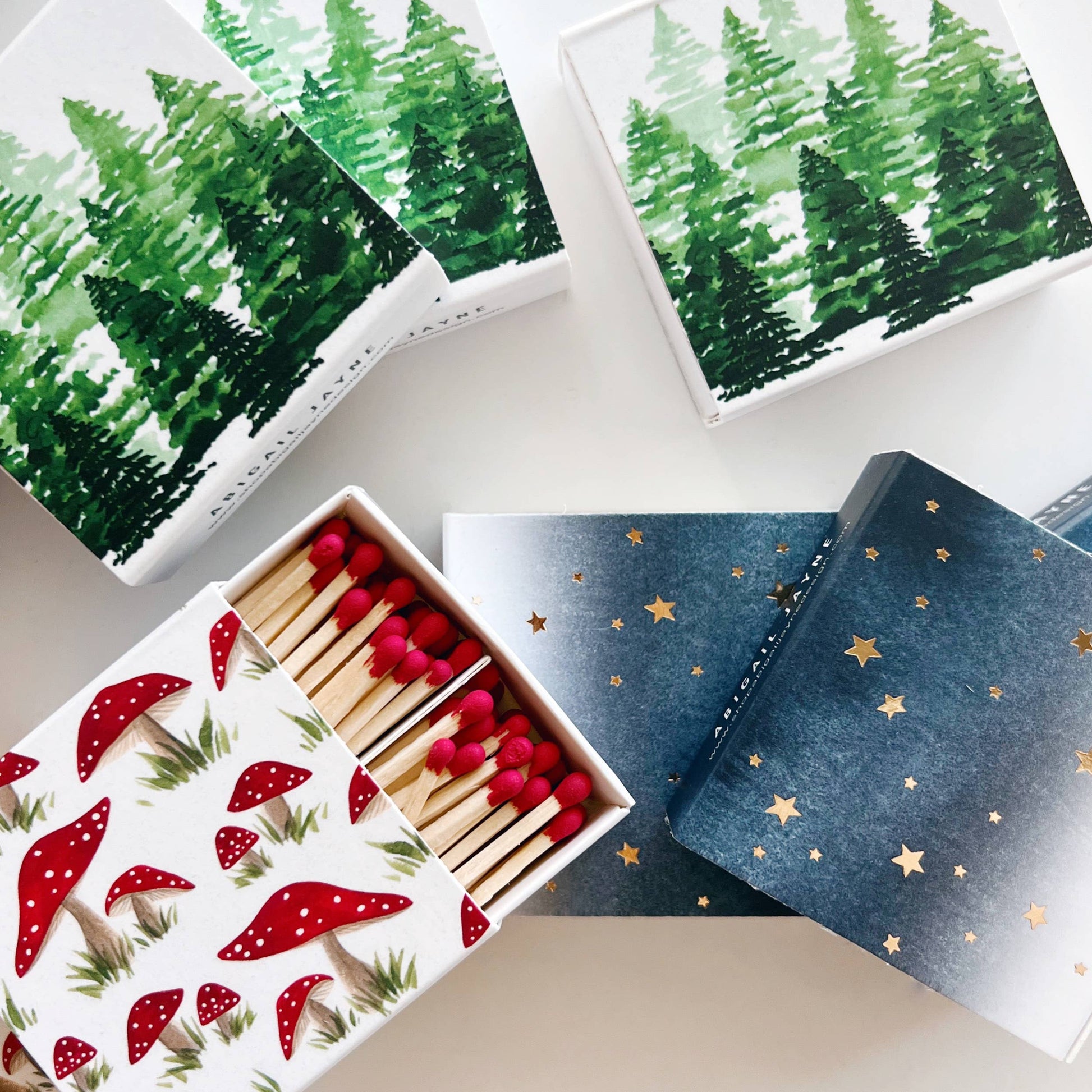 Magical Mushroom Matches | Candle Matches - Matches by Carlyle Avenue