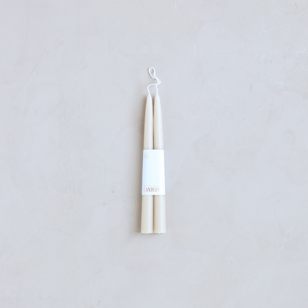 Pair of Taper Candles - Parchment