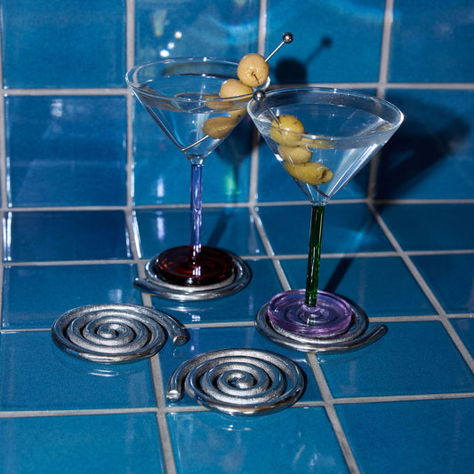 Piano Cocktail Glasses, Birdland -  by Carlyle Avenue