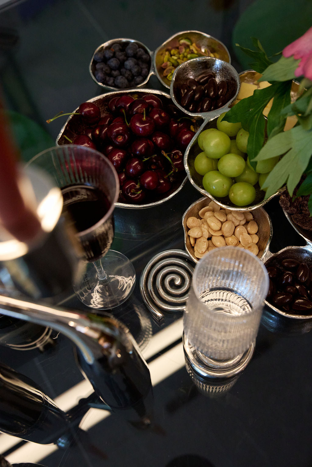 Cluster of Nine Serving Bowls - Nickel - PREORDER