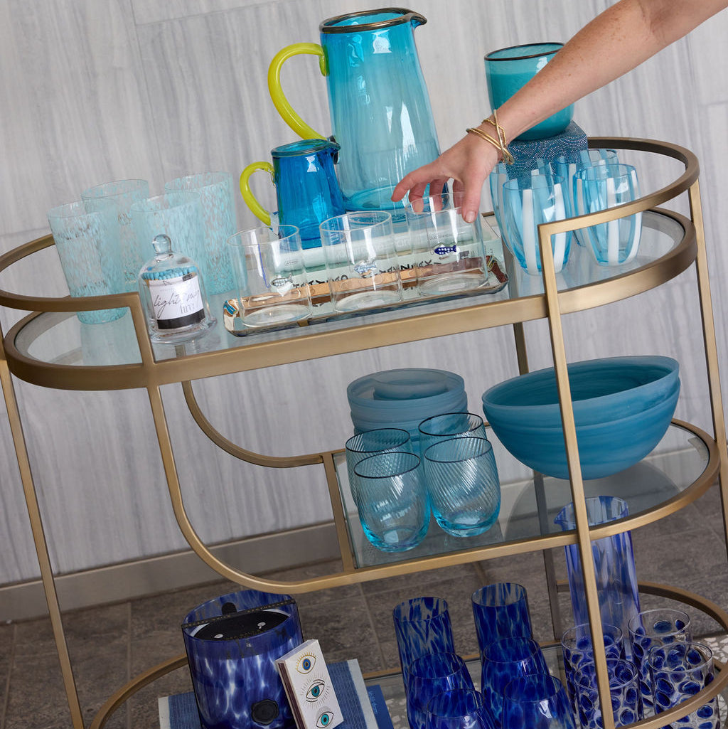 The Claridge Bar Cart - Gold
