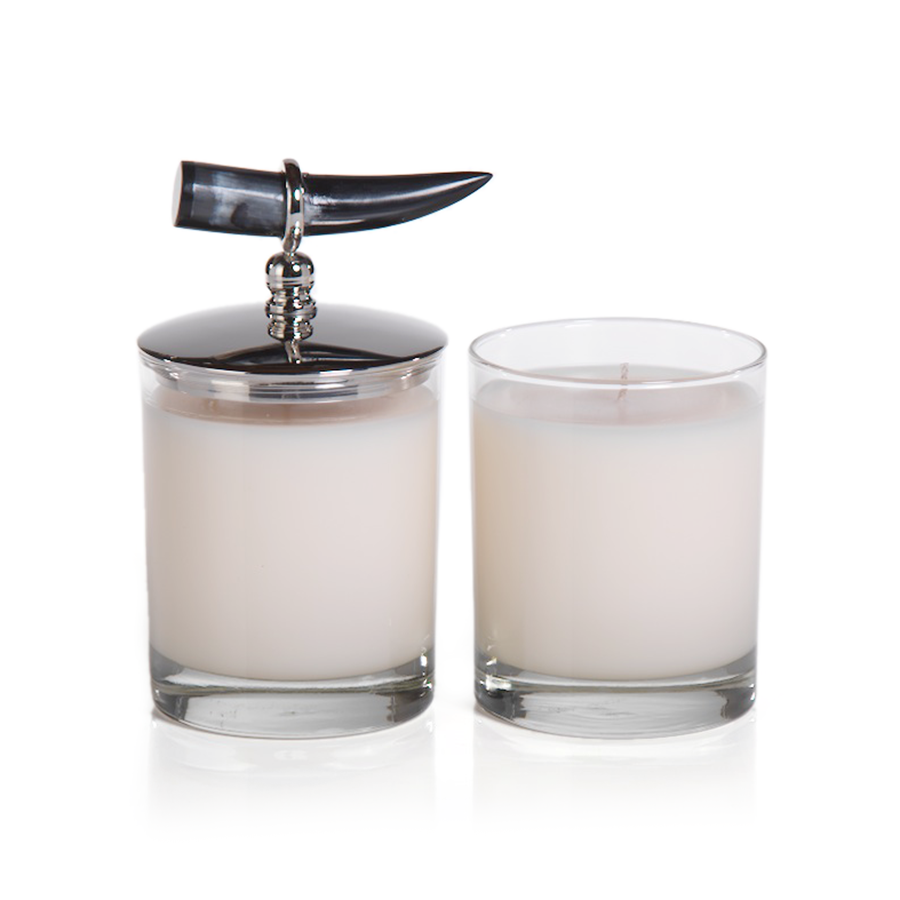 Côte d’Ivoire Scented Candle with Horn Lid - CARLYLE AVENUE