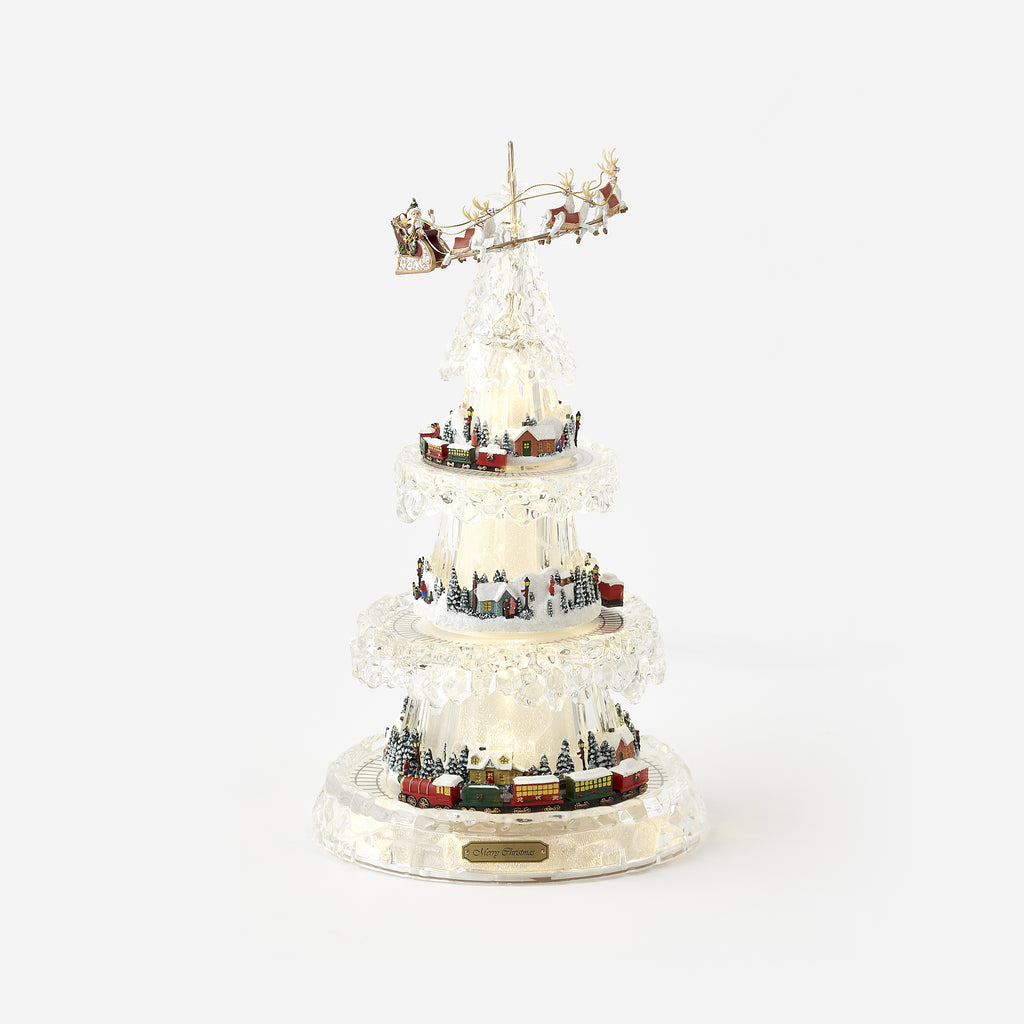 Animated 3-Tier Revolving Scene with Adapter