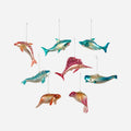 Sea Creature Ornament, Set of 8 Assorted