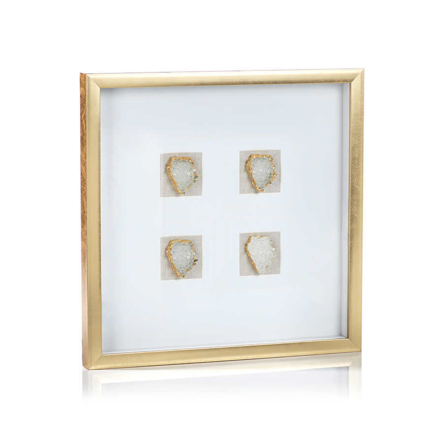 Gold Framed Crystals