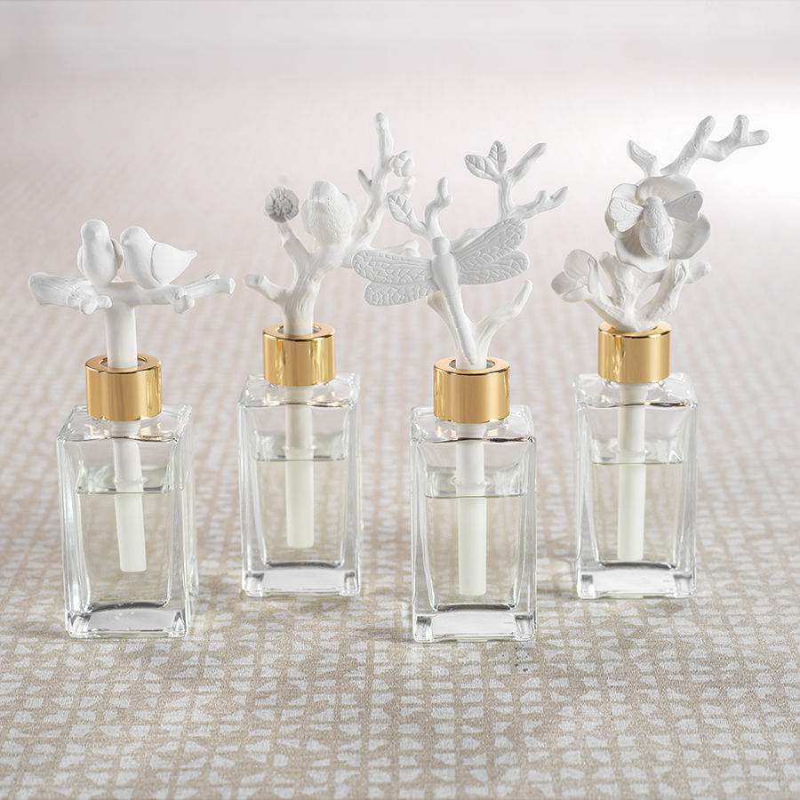 Veranda Porcelain Diffuser - French Gardenia - Diffusers by Carlyle Avenue