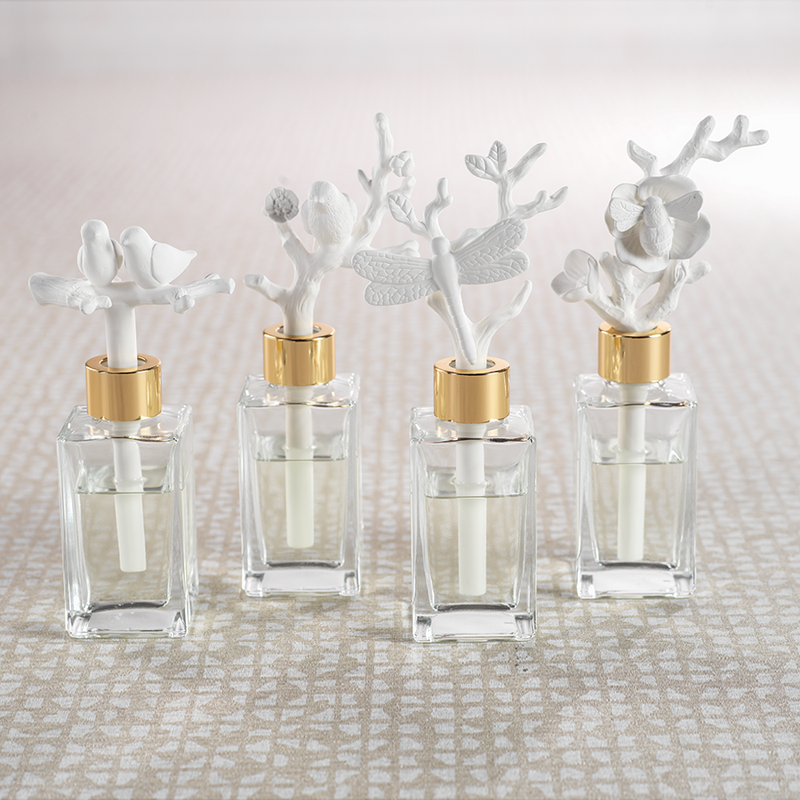 Veranda Porcelain Diffuser - French Gardenia - Diffusers by Carlyle Avenue