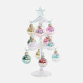 Luster Glass Tree with 12 Ornaments