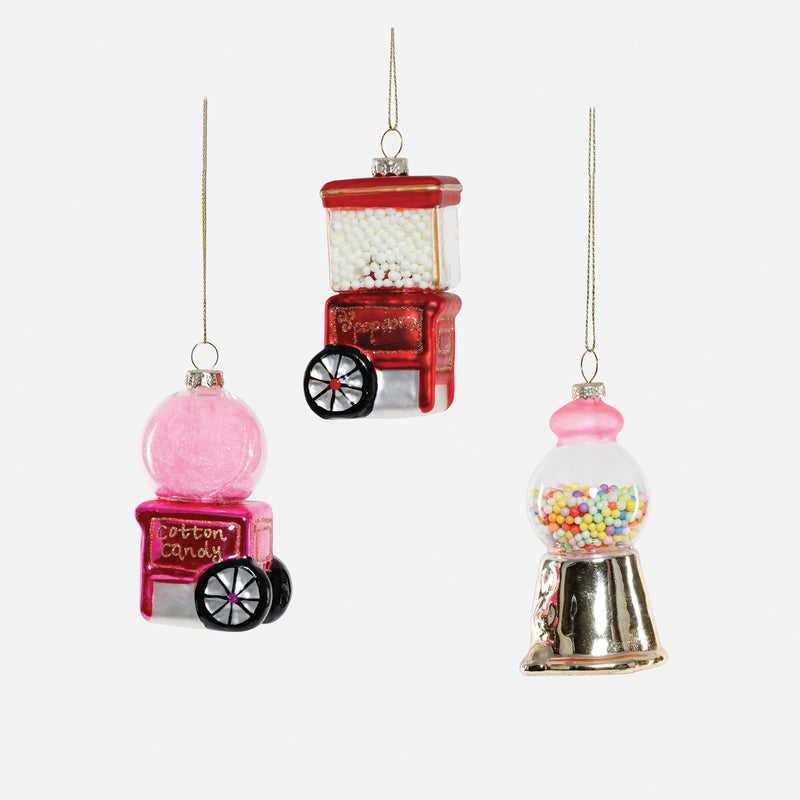 Sweet Treat Glass Ornaments, Boxed Set of 3
