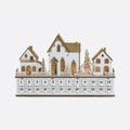 Village Wood Lighted Advent