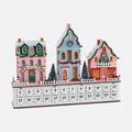 Vintage Village Wood Lighted Advent