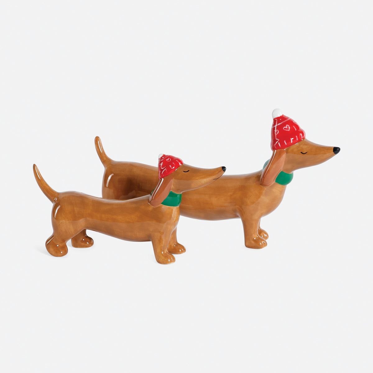 Ceramic Dog, Set of 2 Assorted