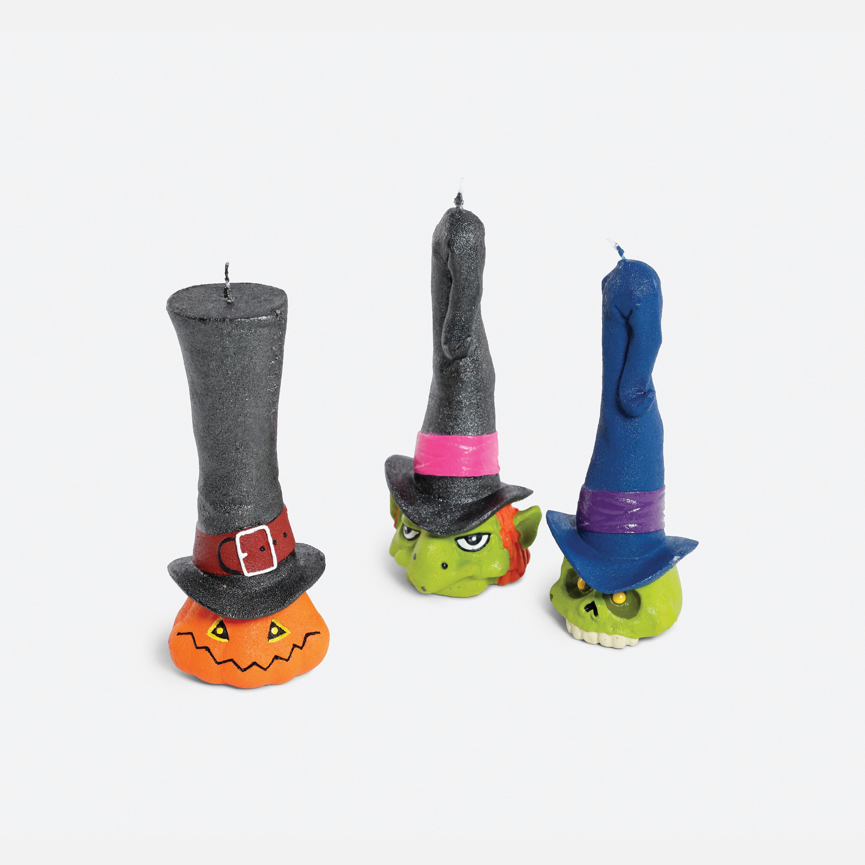 Witch Top Hat Candles - Boxed Set of 3