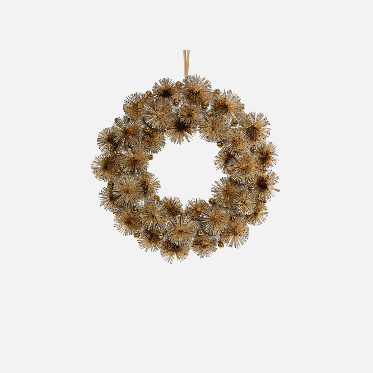 Festive Fiber Blend Wreath - 17.75"