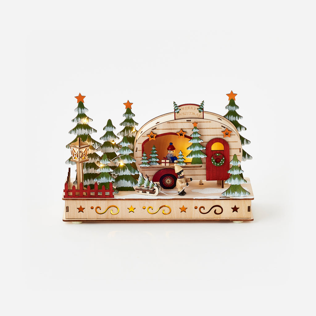 Holiday Trailer Scene with Timer