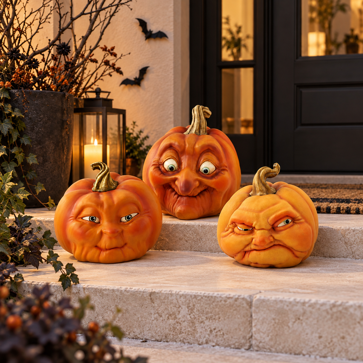 Character Pumpkin, Set of 3
