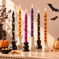 Halloween Taper Candle, Set of 6 Assorted