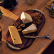 St. Anton Oval Wood Cheese & Charcuterie Board w/Pewter Cheese Knife