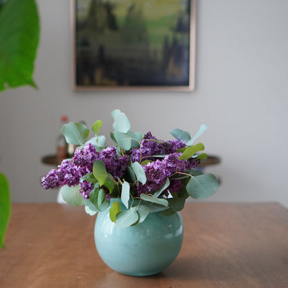 Lumen Sage Blown Glass Vase - Vases by Carlyle Avenue