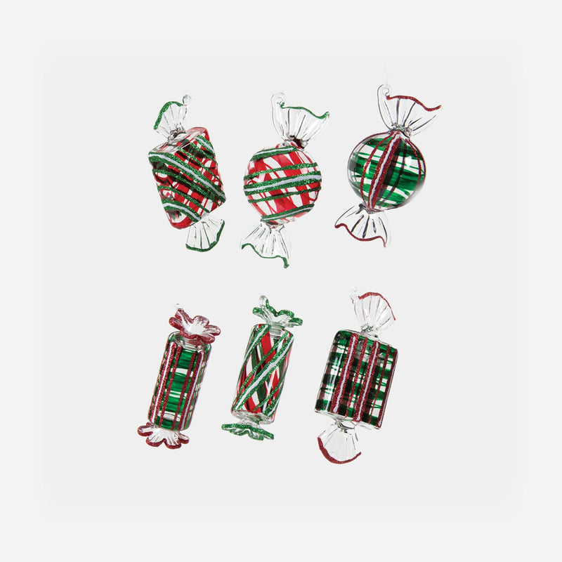 Candy Ornament - Set of 6 Assorted - Ornaments by Carlyle Avenue