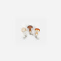 Mini Mushroom Clip-On Ornament, Set of 3 Assorted