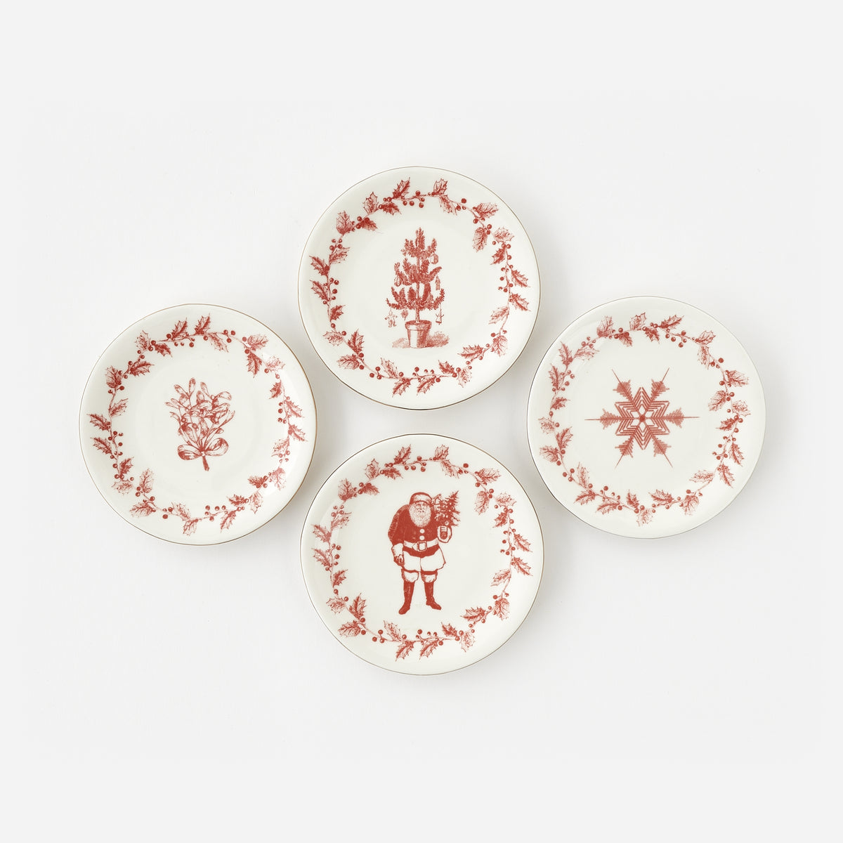 Yuletide Coasters in Gift Box, Set of 4