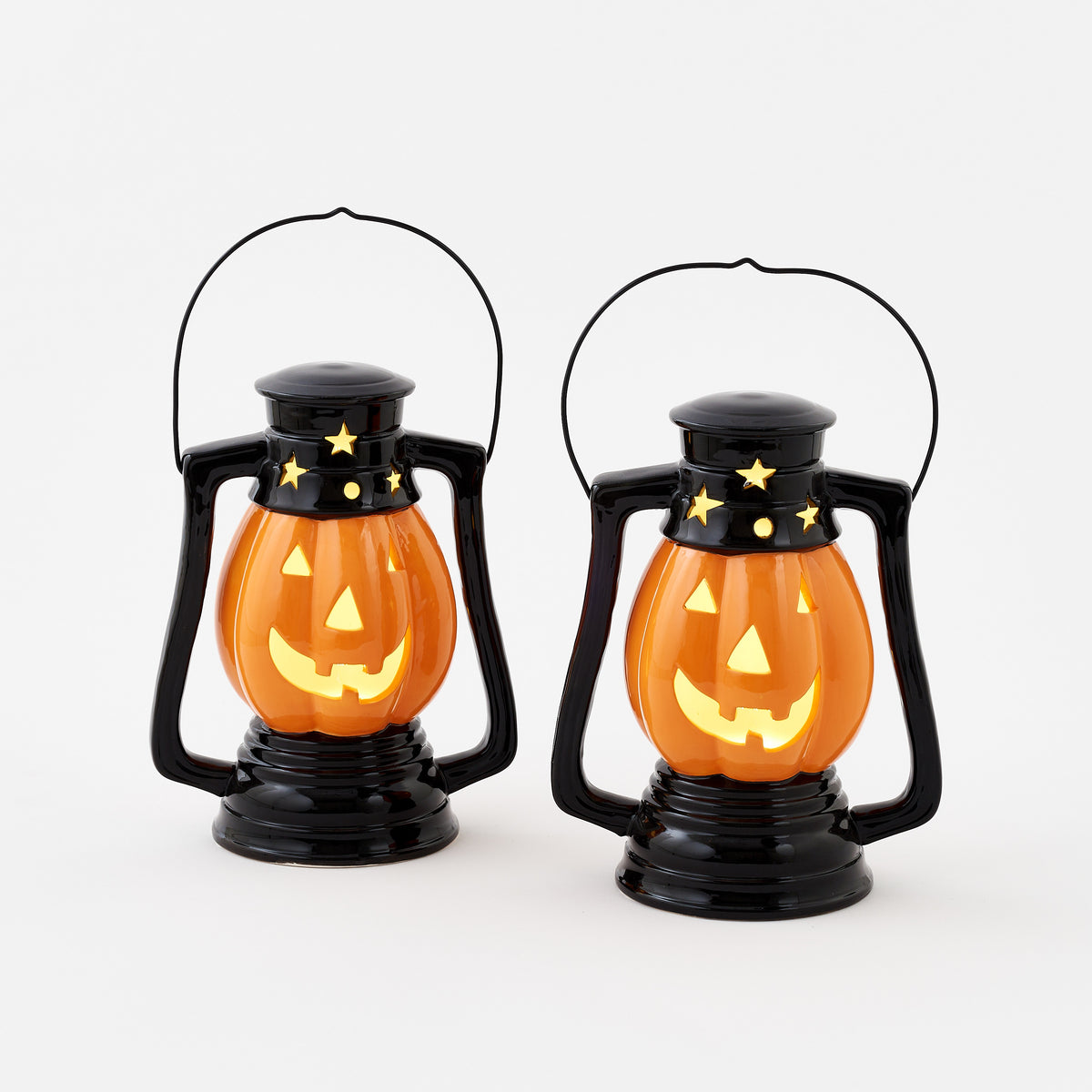 Lighted Pumpkin Lantern