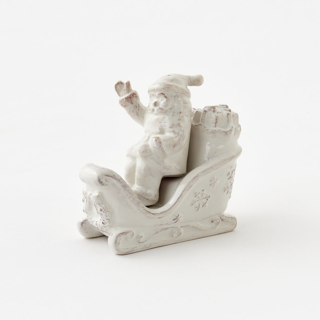 Santa and Sleigh Salt and Pepper Shakers with Gift Box
