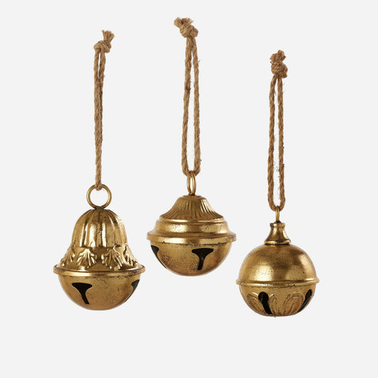 Ornate Brass Bell - Set of 6 Assorted