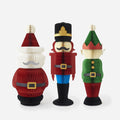 Accordion Christmas Character, Set of 3 Assorted