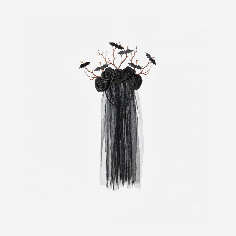Bat / Rose Bridal Veil