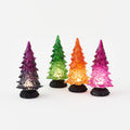 Swirly Glitter Halloween Tree, Set of 4 Assorted