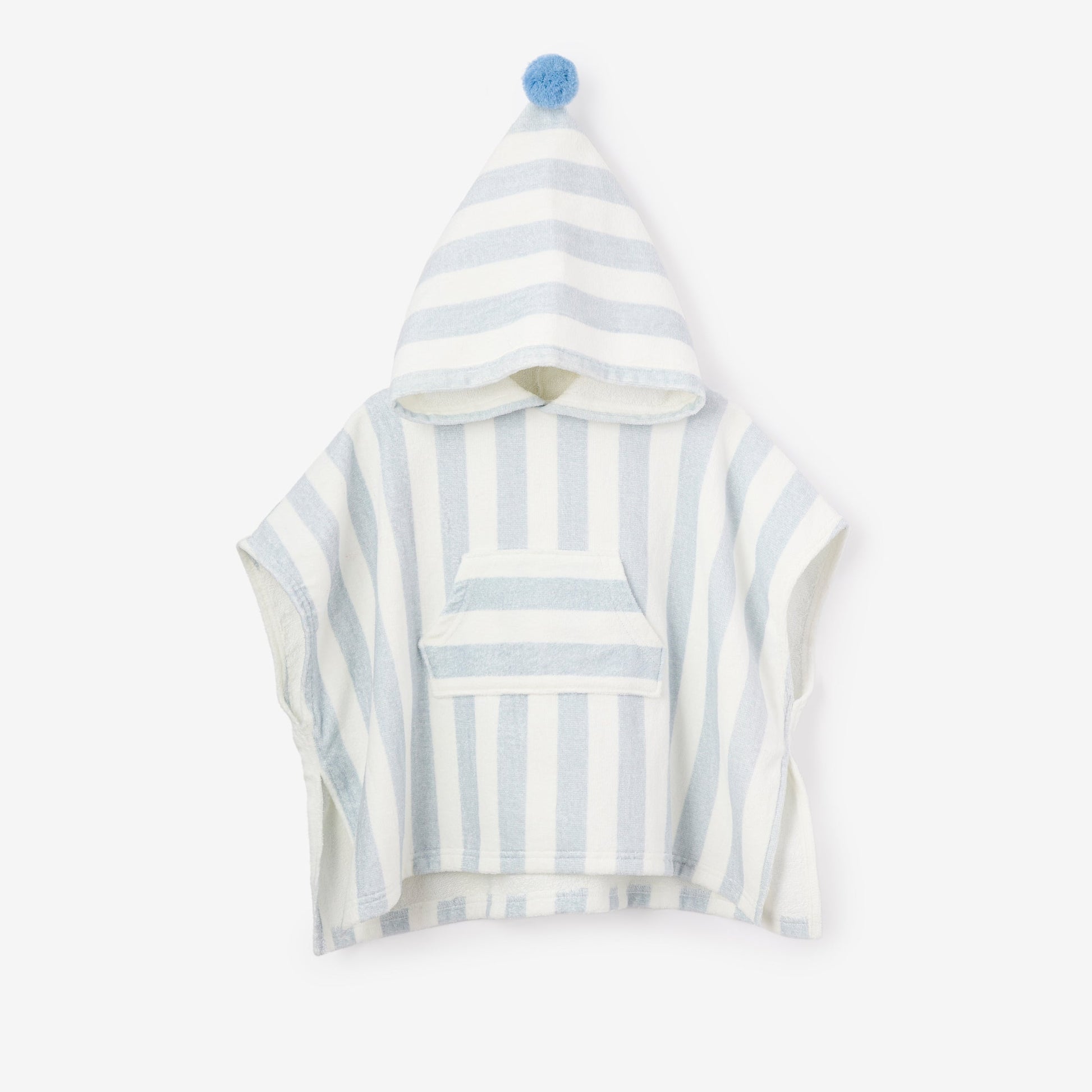 Beach Poncho Coverup - Blue Stripe - Kids by Carlyle Avenue