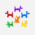 Balloon Dog Ornament, Set of 6 Assorted