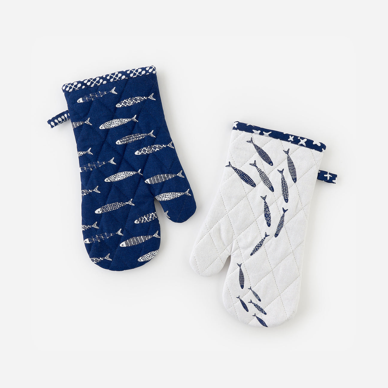 School of Fish Oven Mitt, Set of 2 Assorted