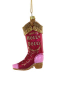HAVE A HOLLY DOLLY BOOT - Ornaments by Carlyle Avenue