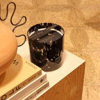 AG Opal Glass Candle - Black - Fig Vetiver - Candles by Carlyle Avenue